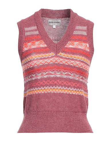 ANTIK BATIK Sleeveless sweater Antique rose 100% Alpaca wool