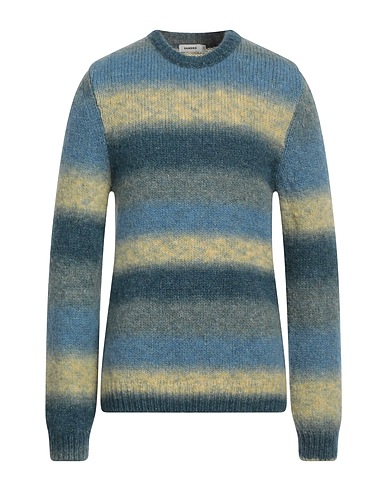 SANDRO Jumper Light blue 43% Wool, 39% Alpaca wool, 18% Polyamide