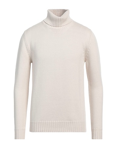 ALPHA STUDIO Col roulé BEIGE 100% Laine mérinos