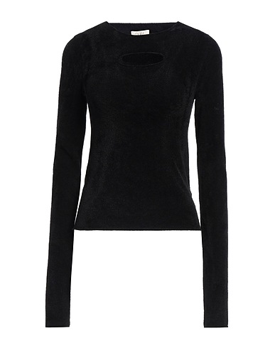 QUIRA Jumper Black 74% Viscose, 26% Polyamide
