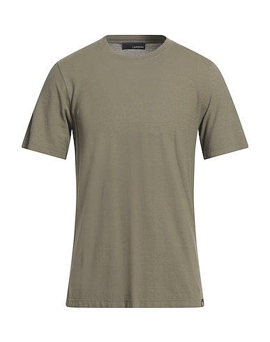 LARDINI ベーシックTシャツ ミリタリーグリーン コットン 100%