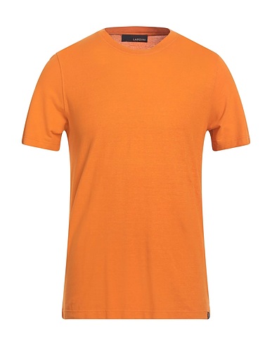 LARDINI Basic T-shirt Orange 100% Cotton