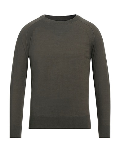 LIU •JO MAN Jumper Military green 100% Cotton
