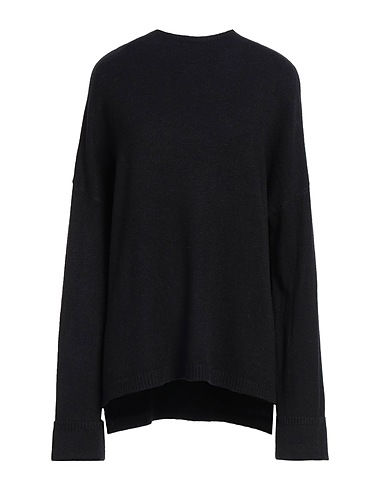 ESSENTIAL Sweater Black 56% Viscose, 27% Modal, 17% Nylon
