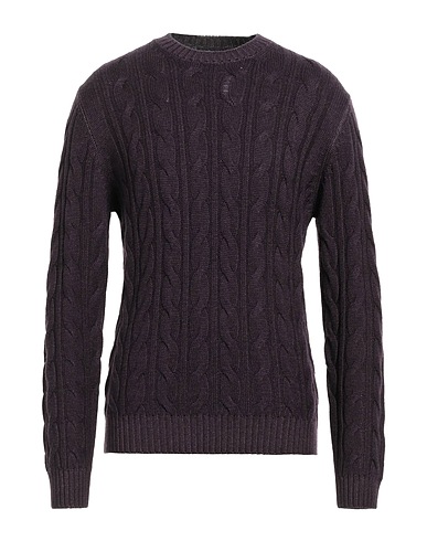 SUITE 191 Sweater Dark purple 100% Merino Wool