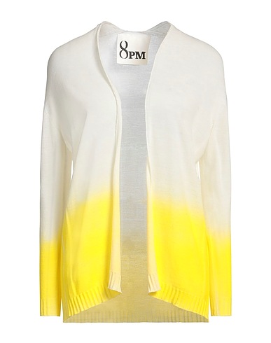 8PM Cardigan Yellow 100% Wool