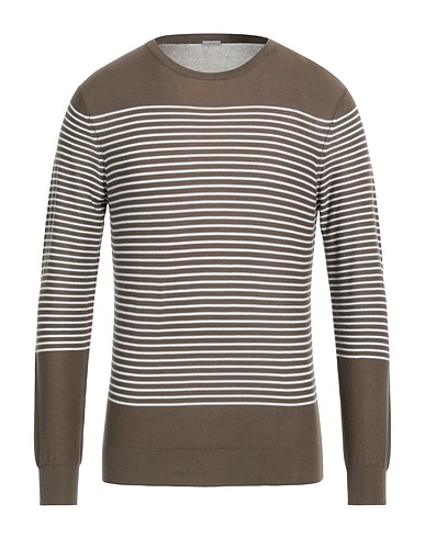 MALO Jumper Khaki 100% Cotton