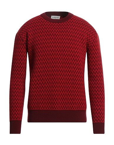 LANVIN Sweater Red 99% Merino Wool, 1% Polyamide