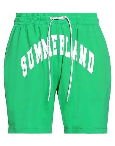NAHMIAS Shorts & Bermuda Green 78% Polyamide, 22% Elastane