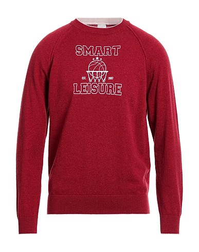 ELEVENTY Cashmere jumper PLATINUM Burgundy 100% Cashmere