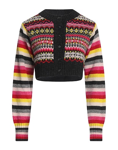 MOLLY GODDARD Cardigan Charcoal 100% Lambswool