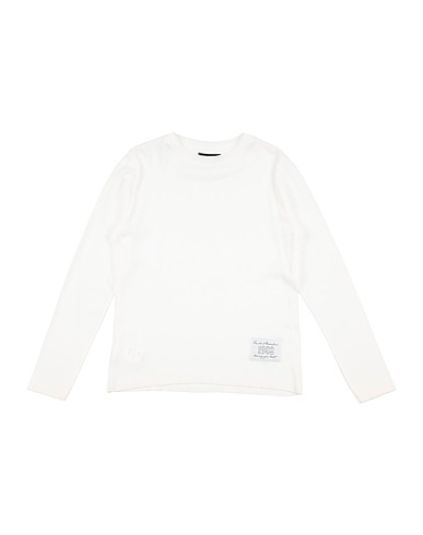 DANIELE ALESSANDRINI Sweater White 100% Acrylic