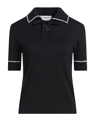 THOM BROWNE Sweater Midnight blue 55% Silk, 45% Cotton