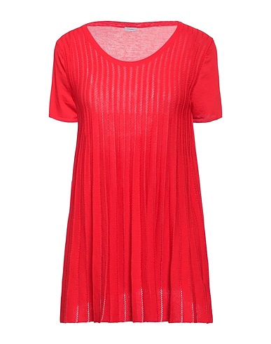 MALO Pullover Rosso 100% Cotone