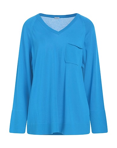 MALO Jumper Azure 100% Cotton