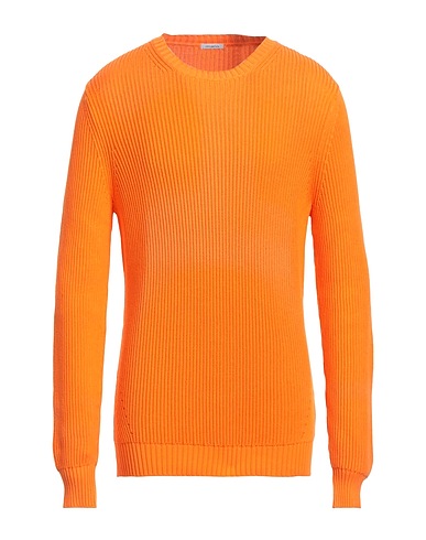 MALO Pullover Orange 100% Baumwolle