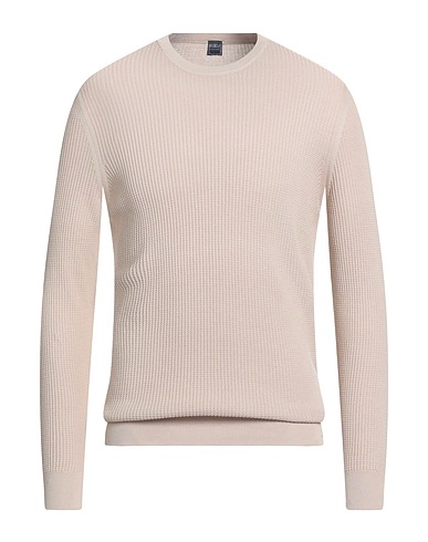FEDELI Pullover Beige 100% Baumwolle