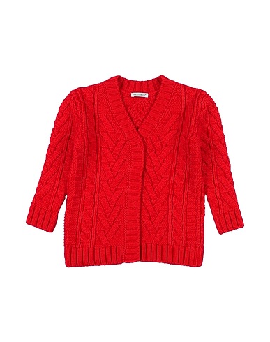 DOLCE&GABBANA Cardigan Red 100% Virgin Wool, Viscose