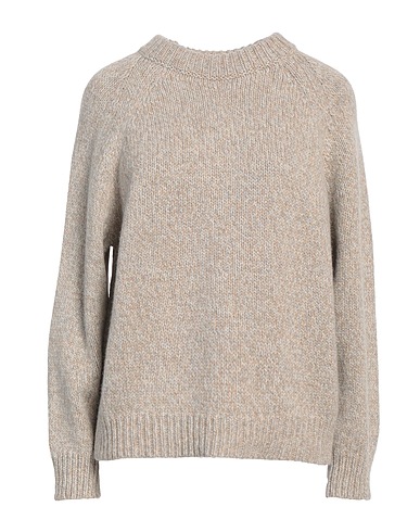 FEDELI Sweater Beige 50% Alpaca wool, 50% Virgin Wool