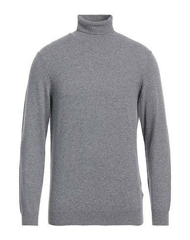 HERITAGE Polo neck Grey 90% Wool, 10% Cashmere