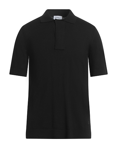 FERRAGAMO Jumper Black 55% Silk, 45% Cotton