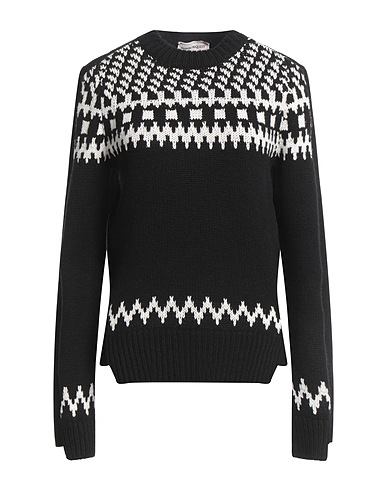 MCQUEEN Cashmere jumper Black 100% Cashmere, Viscose, Polyester, Polyamide, Elastane