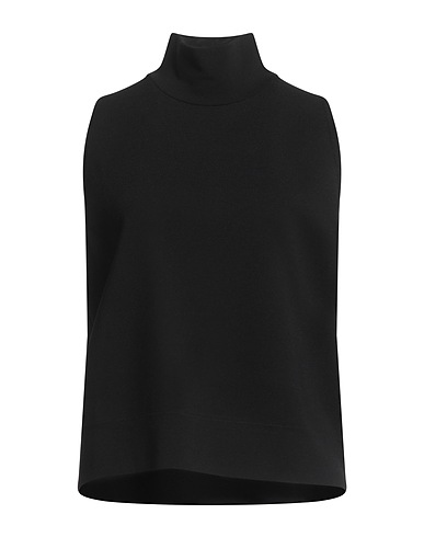MAX MARA Polo neck Black 83% Viscose, 17% Polyester