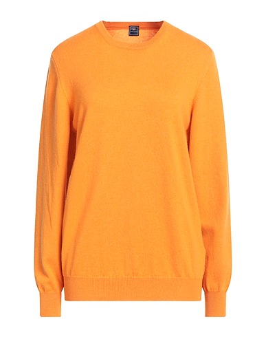 FEDELI Cashmere jumper Orange 100% Cashmere