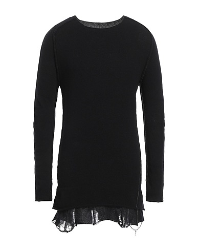 MASNADA Jumper Black 100% Wool