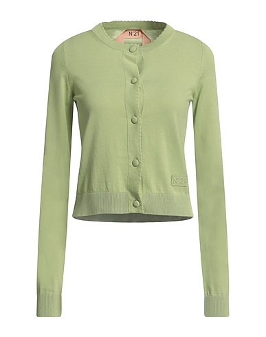 N°21 Cardigan Light green 100% Cotton
