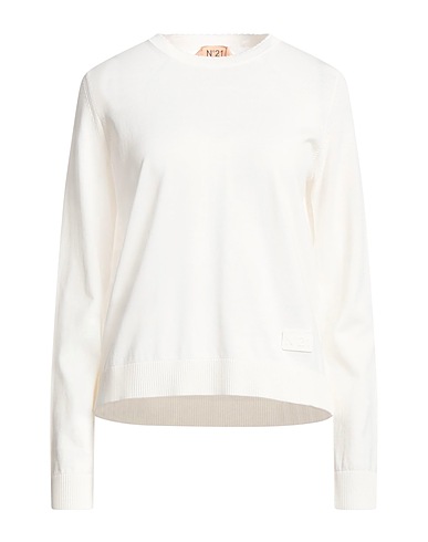N°21 Pullover Weiß 100% Baumwolle