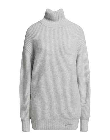 GANNI Polo neck Light grey 32% Alpaca wool, 32% Wool, 30% Polyamide, 6% Elastane