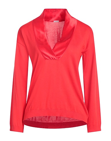 MALO Sweater Red 55% Silk, 45% Cotton