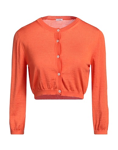 MALO Cardigan Orange 70% Cashmere, 30% Silk