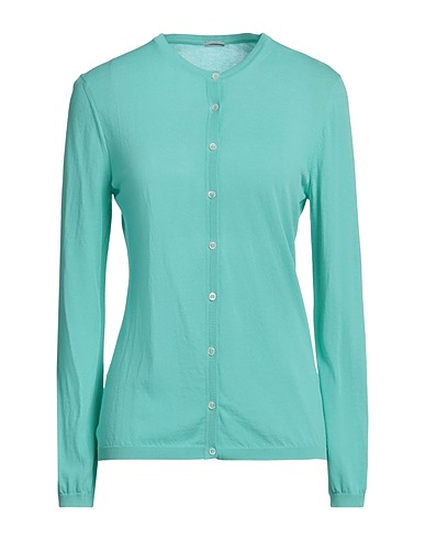 MALO Cardigan Turquoise 100% Cotton