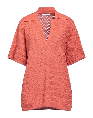 FEDELI Pullover Cipria 64% Lino, 36% Cotone