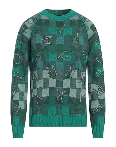EMPORIO ARMANI Jumper Green 50% Virgin Wool, 50% Acrylic