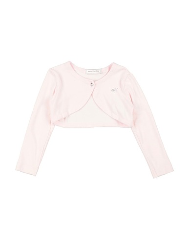 MONNALISA Cardigan Rose clair 96% Viscose, 4% Élasthanne