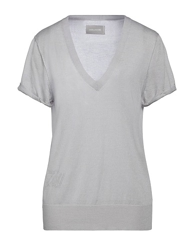 ZADIG&VOLTAIRE Sweater Light grey 50% Lyocell, 50% Merino Wool