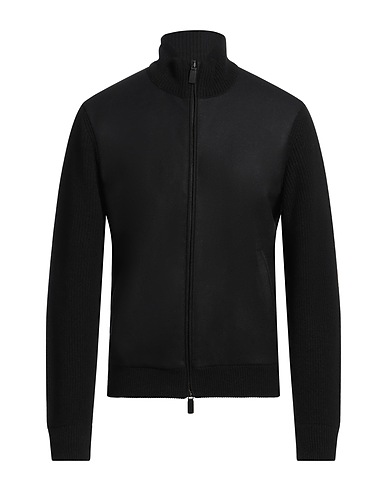 EMPORIO ARMANI Cardigan Black 80% Wool, 20% Polyamide