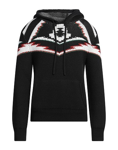 EMPORIO ARMANI Sweater Black 50% Virgin Wool, 50% Acrylic