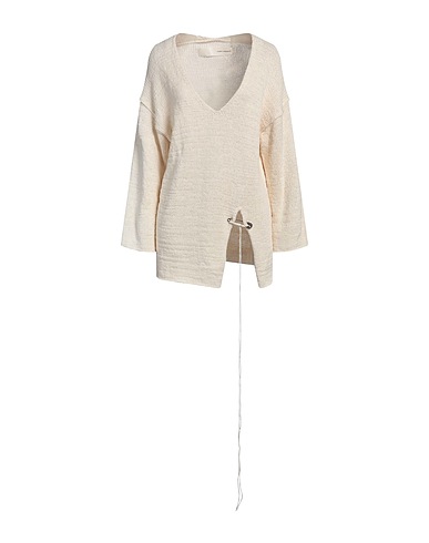 ISABEL BENENATO Sweater Ivory 80% Cotton, 20% Polyamide