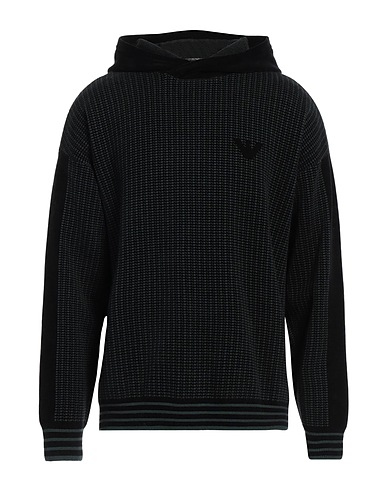 EMPORIO ARMANI ВЯЗАНЫЙ ТРИКОТАЖ Шалфейно-зелёный 60% Хлопок, 20% Акрил, 20% Шерсть, Полиамид, Эластан