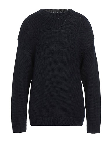 EMPORIO ARMANI Pullover Blu notte 50% Lana Vergine, 50% Acrilico
