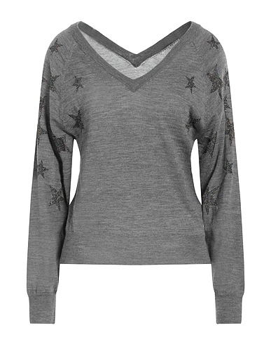 ZADIG&VOLTAIRE Jumper Light grey 98% Merino Wool, 2% Metallic Polyester