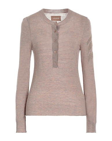 ZADIG&VOLTAIRE Maglia in Cachemire Tortora 100% Cachemire
