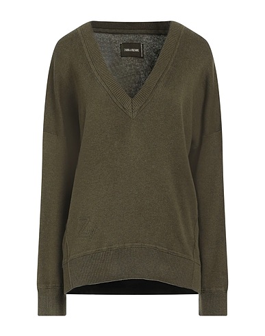 ZADIG&VOLTAIRE Pullover Verde militare 100% Cotone