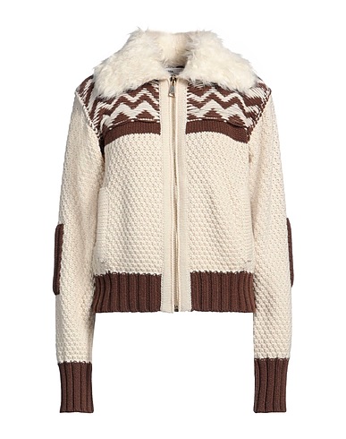 ALABAMA MUSE Cardigan Avorio 95% Cachemire, 5% Lana, Modacrilico, Acetato, Poliestere