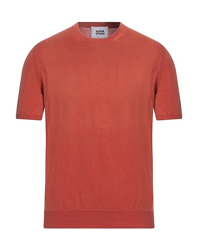 ALPHA STUDIO Jumper Rust 100% Cotton