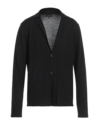 EMPORIO ARMANI Cardigan Black 100% Virgin Wool